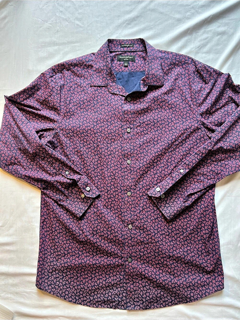 Banana Republic Cotton Button Down Shirt Size Large Like New